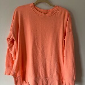 Aerie oversized pullover sweater in neon pink